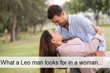 What a Leo man looks for in a woman