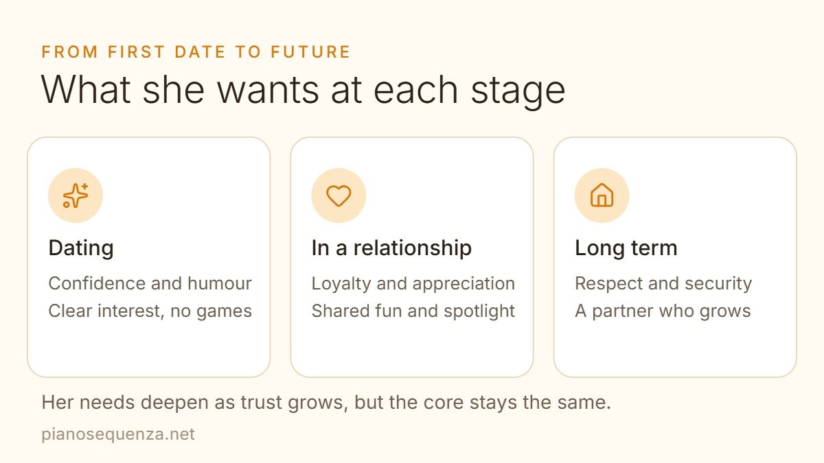 What a Leo woman wants when dating, in a relationship and long term